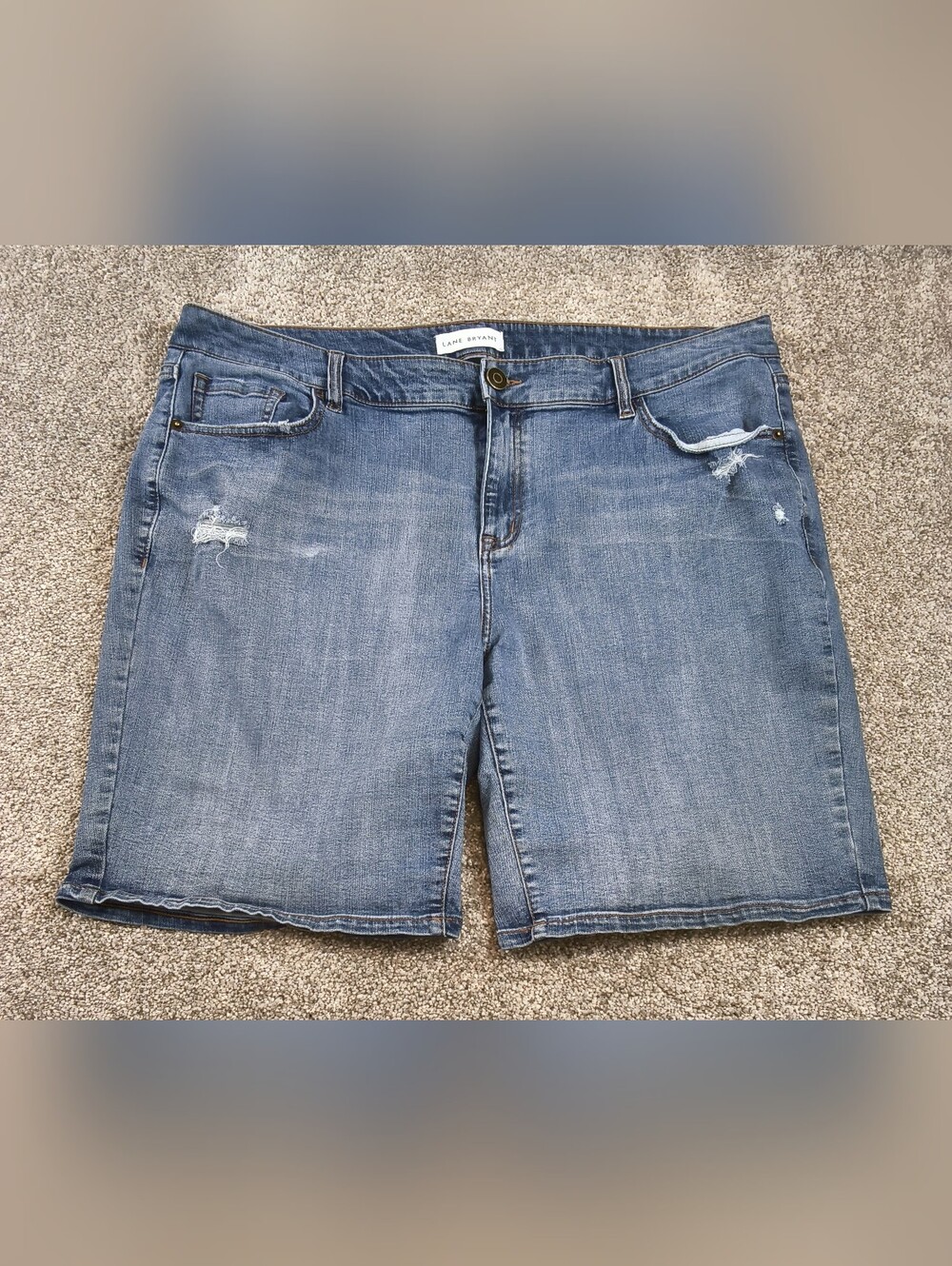 Lane Bryant Womens Size 18  Blue Jean Shorts